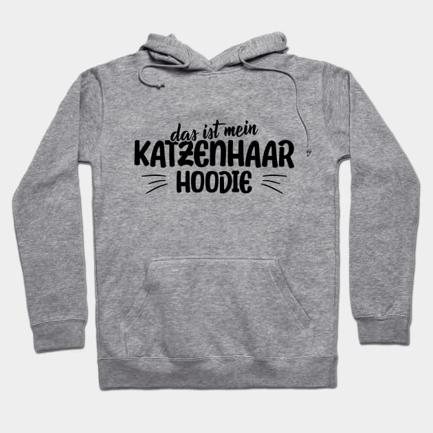 Das ist mein Katzenhaar Hoodie lustiger Katzenspruch Hoodie by star trek fanart and more